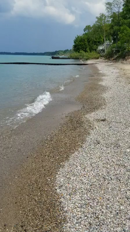 Crystal clear waters of lake Huron #Beach #Ontario