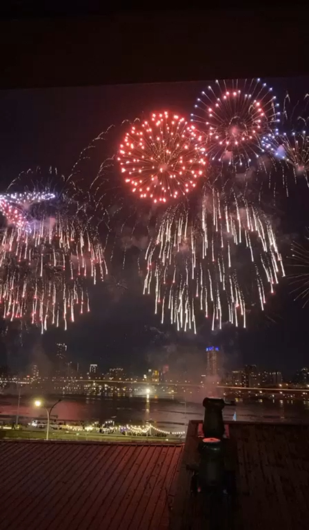 2020 Chinese Valentine’s Day #fireworks #nightview #valentines #七夕 #pier5